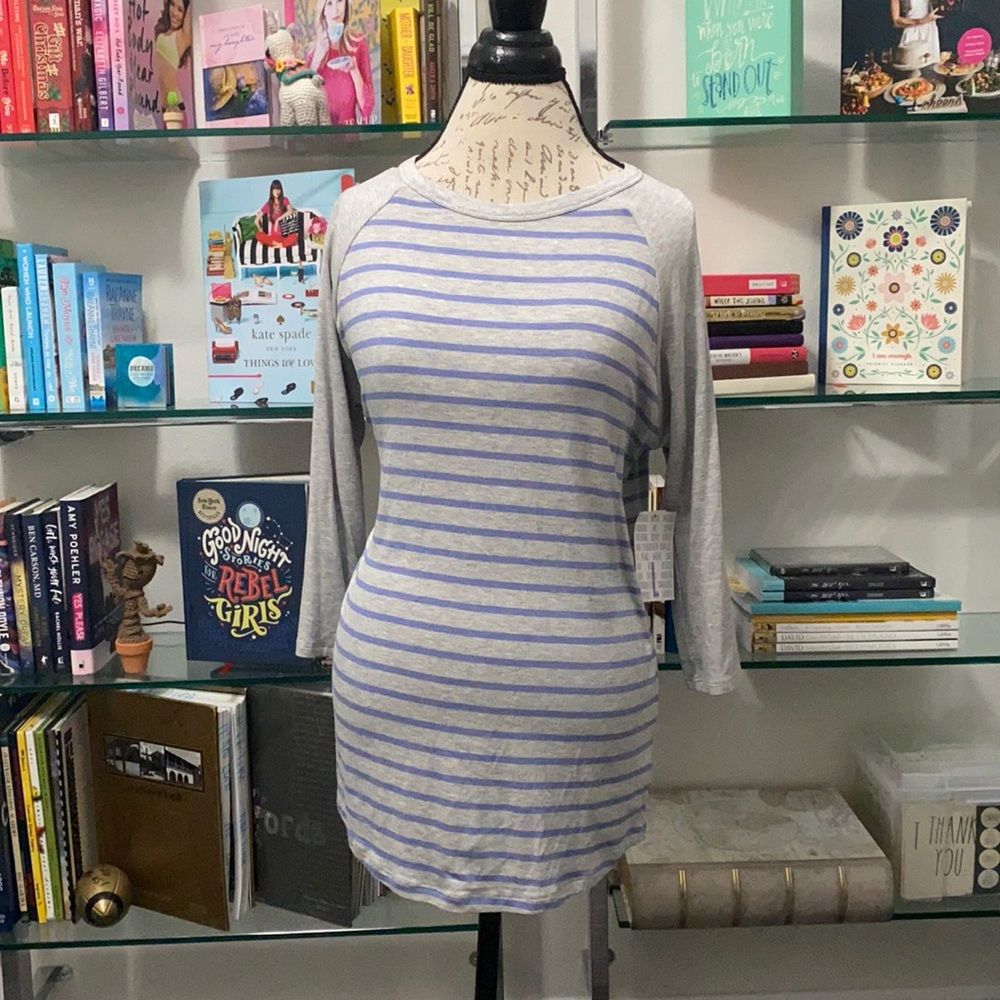 LulaRoe Randy Stripped Top Size Large